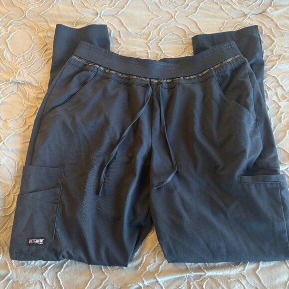 NWOT Grey's Anatomy Serena 7-Pocket Mid-Rise Scrub Pants - Picture 3 of 8
